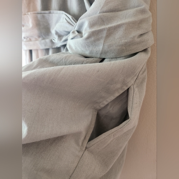 Free People Lara Blue Ruffle Mini L - Picture 8 of 8